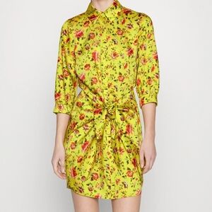 NWOT Cinq a' Sept Mini Provence Three Quarter Sleeve Gaby Dress sz 12